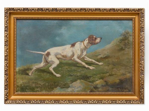 Stalking Dog Oil Painting by Tommaso De Vivo