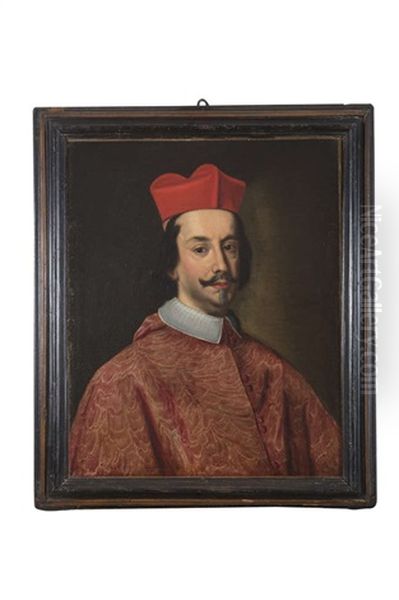 Portrait Of Cardinal Federico Ii Borromeo, Half-length, Seated Oil Painting by Jakob Ferdinand Voet