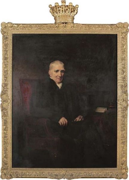 Portrait Of John Scott Oil Painting by Henry Perronet Briggs