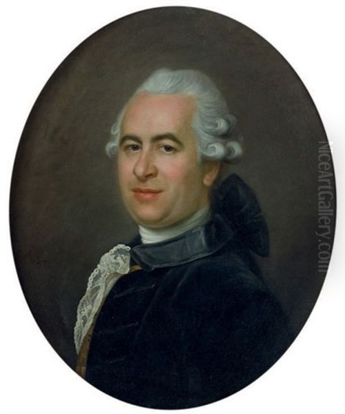 Portrait D'un Homme Oil Painting by Jean-Louis Voilles