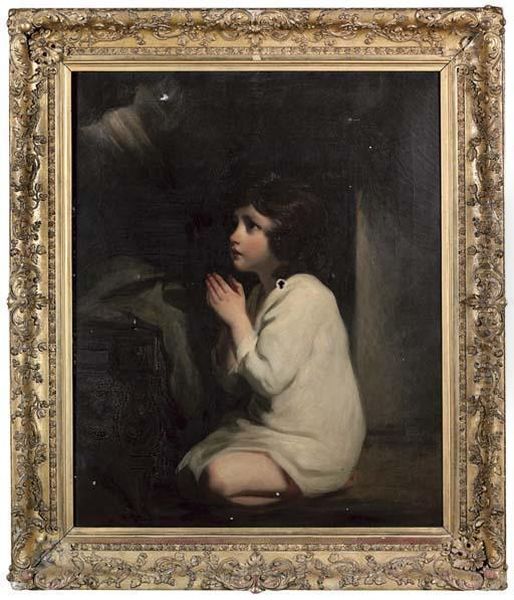 The Calling Of Samuel Oil Painting by Henry Perronet Briggs