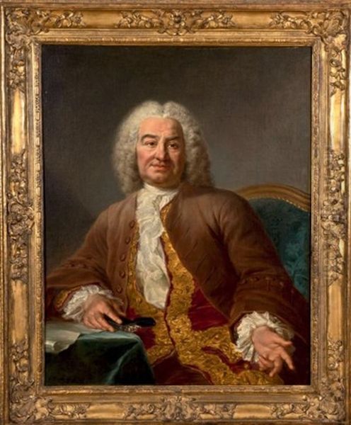 Portrait D'architecte Oil Painting by Guillaume Voiriot