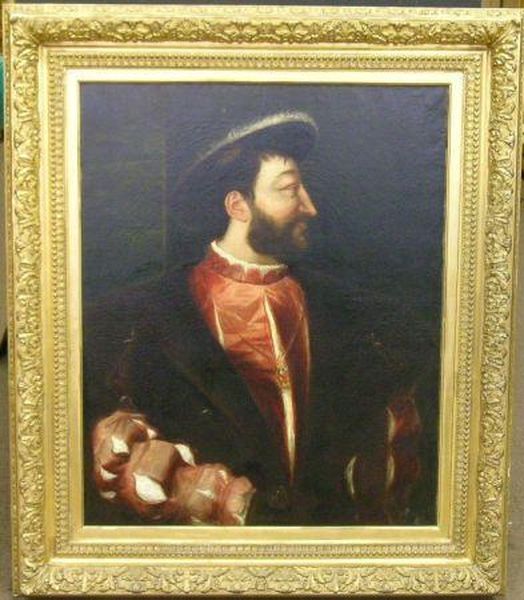 Portrait Of Francois I Oil Painting by William H. Brigham