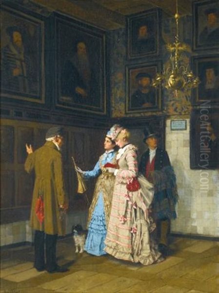 The Connoisseurs Oil Painting by Max Volkhart