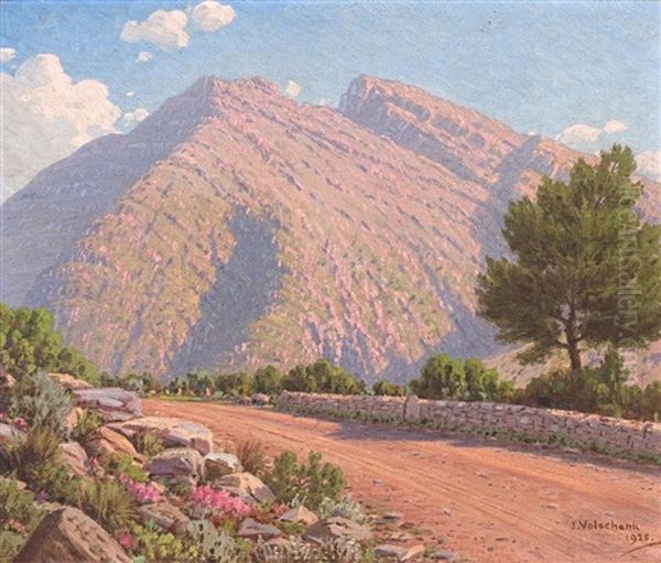 In Garcia's Pass, Riversdale Oil Painting by Jan Ernst Abraham Volschenk