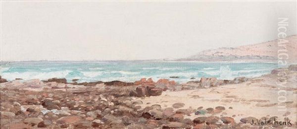 Breakfast Bay - The Coast Near Stillbaai by Jan Ernst Abraham Volschenk