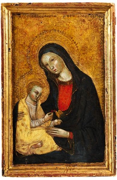 Madonna Mit Kind Oil Painting by Nicolo da Voltri