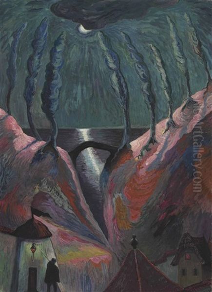 Phantastische Nacht Oil Painting by Marianne von Werefkin