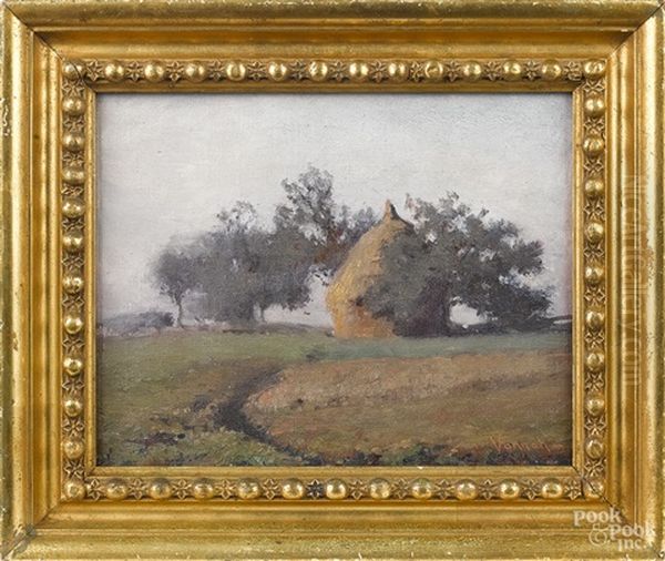 Landscape Oil Painting by Robert Vonnoh