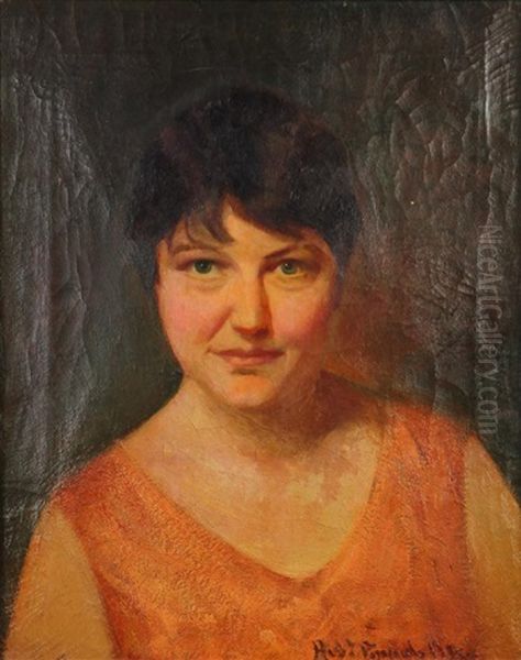 Portrait Of Cynthia Murray Oil Painting by Robert Vonnoh