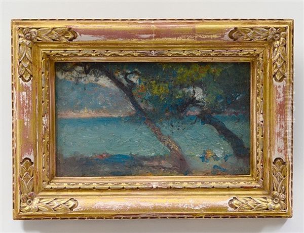 Mediterranean Oil Painting by Robert Vonnoh