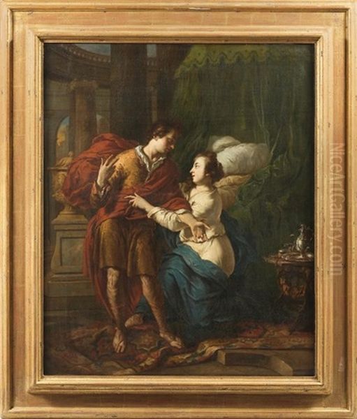 Joseph Et La Femme De Putiphar Oil Painting by Johannes Voorhout the Elder