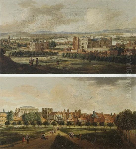 Prospect Of Greenwich Oil Painting by Johannes Vorsterman