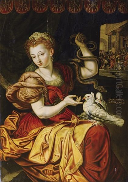 Allegorie De L'apostolat Oil Painting by Marten de Vos