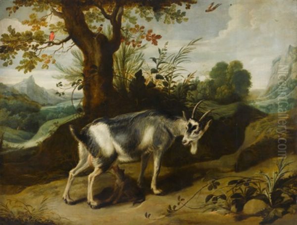 Fable Of The Wolf And The Goat Oil Painting by Paul de Vos