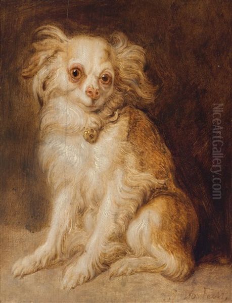 Ein Hund Oil Painting by Simon de Vos