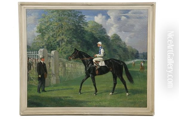 Equestrian Portrait Of The Thoroughbred Race Horse 