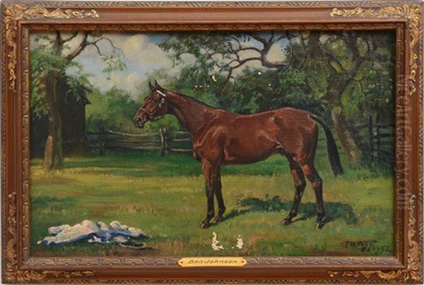 Ben Johnson Oil Painting by Franklin Brook Voss