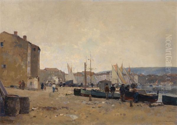 St. Tropez Oil Painting by Cornelis Vreedenburgh