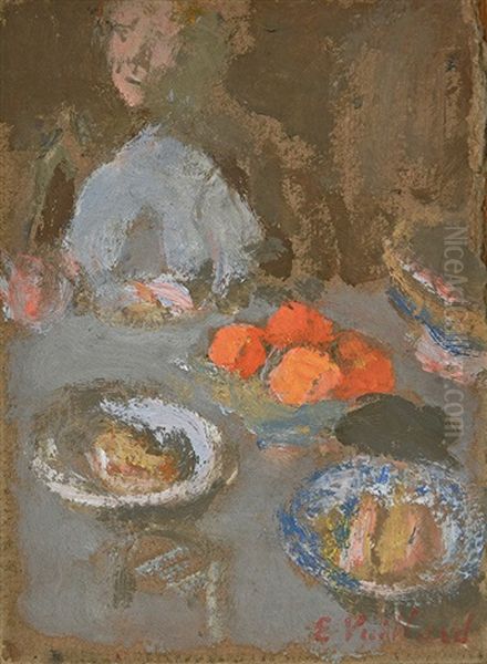 L'assiette D'oranges Oil Painting by Edouard Vuillard