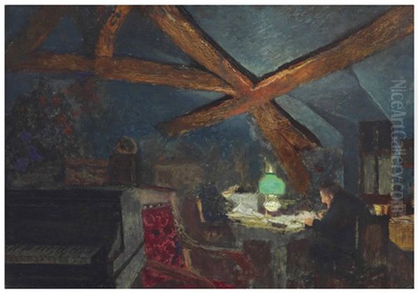 Le Grenier De La Grangette A Valvins Oil Painting by Edouard Vuillard