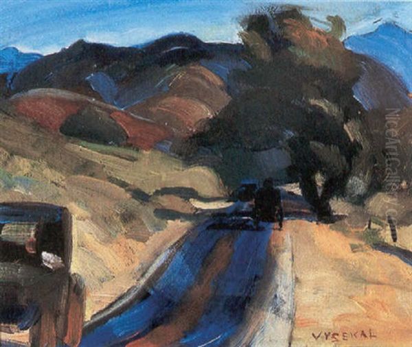 Laguna Canyon Road Oil Painting by Edouard Vysekal