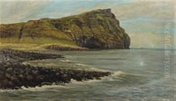 Coastal Scenery Oil Painting by Joen Waagstein