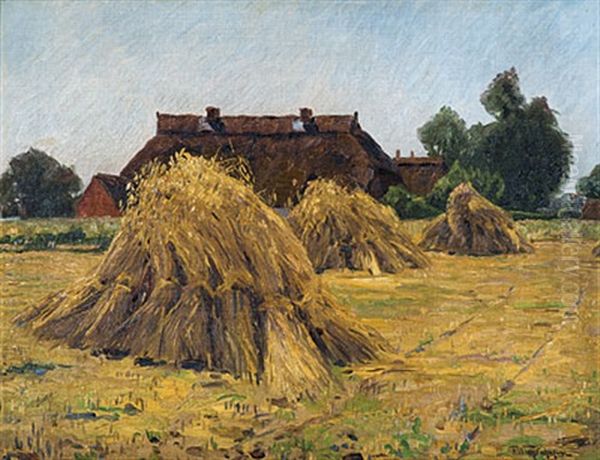 Fischlandsommer Oil Painting by Friedrich Wachenhusen