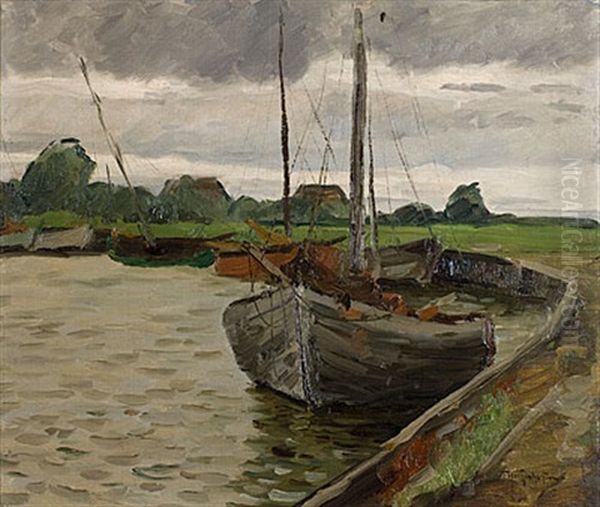 Hafen Althagen by Friedrich Wachenhusen