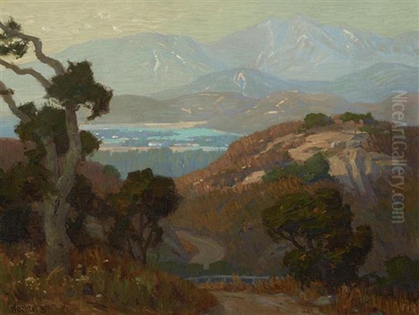 Midsummer-flintridge Oil Painting by Elmer Wachtel