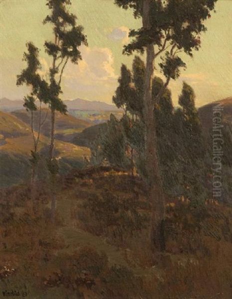 The Elysian Hills Oil Painting by Elmer Wachtel