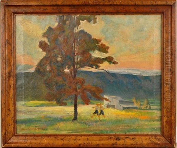 Wachtel Oil Painting by Marion Kavanaugh Wachtel