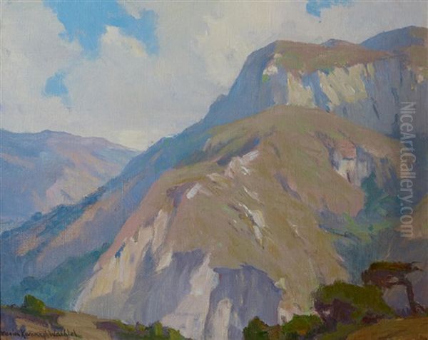 California Mountains Oil Painting by Marion Kavanaugh Wachtel