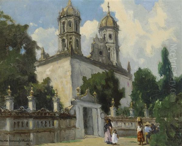 Mexico Oil Painting by Marion Kavanaugh Wachtel