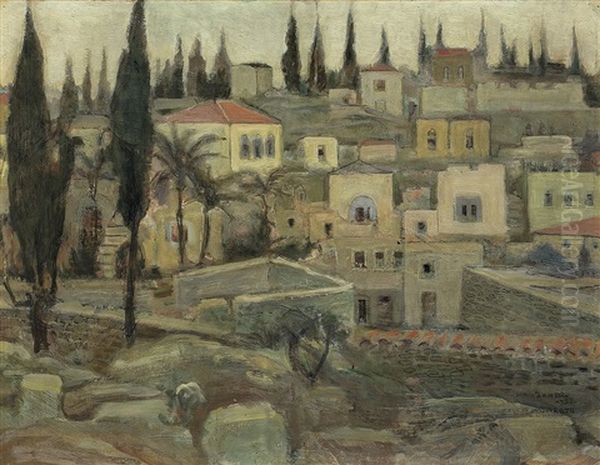 Nazareth Oil Painting by Wilhelm Wachtel