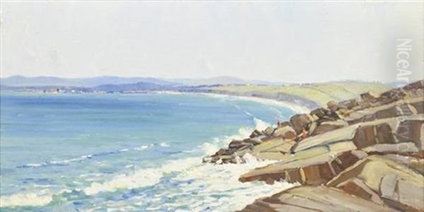 Victor Harbour From Port Elliot Oil Painting by Robert Waden