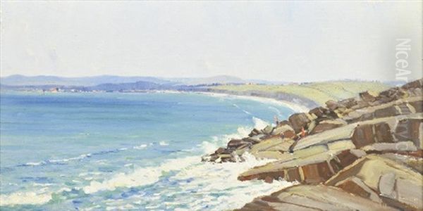 Victor Harbour From Port Elliot Oil Painting by Robert Waden