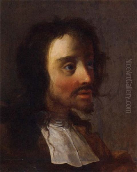 Portrait Of A Man Oil Painting by Lucas Janszen de Wael