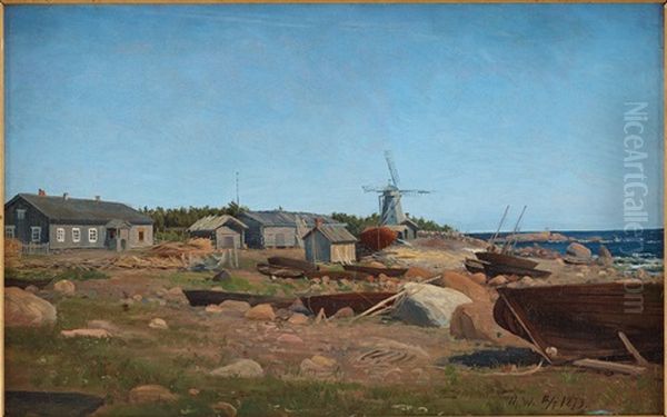 Suursaari Oil Painting by Thorsten Waenerberg