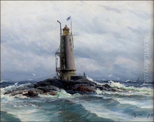 Majakka Oil Painting by Torsten Waenerberg