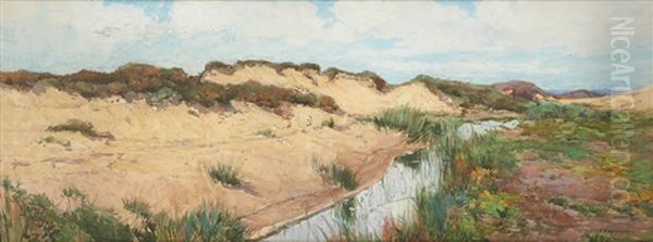 Vue Des Dunes Oil Painting by Victor Wagemaekers