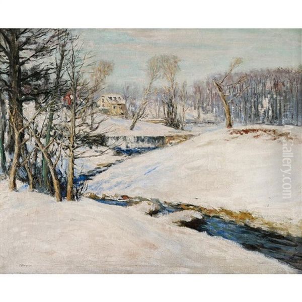 The Mill Stream Oil Painting by Frederick R. Wagner