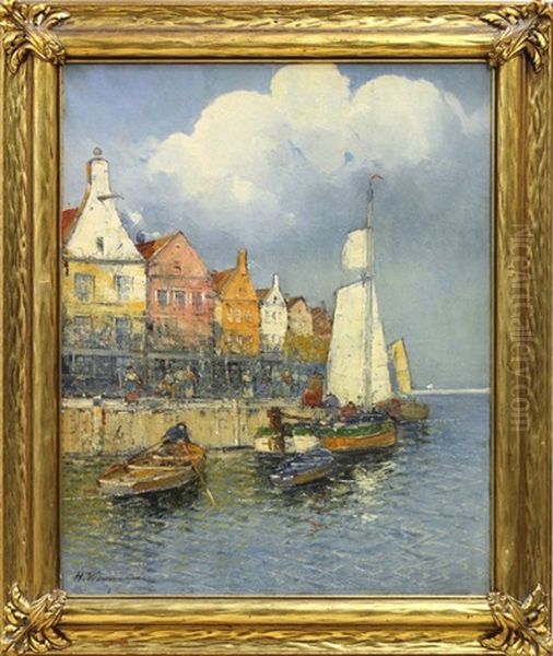 In The Harbor by Hans Wagner