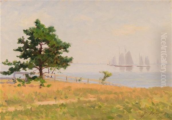 Martha's Vineyard Coast Oil Painting by Jacob Wagner