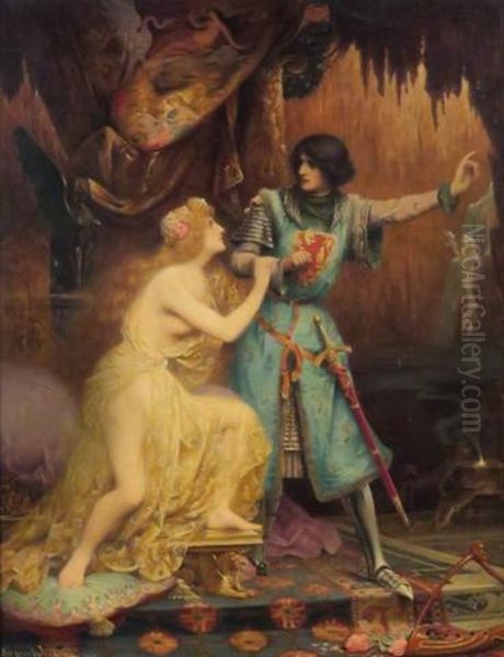 Tannhauser Au Venusberg Oil Painting by Jacques Clement Wagrez