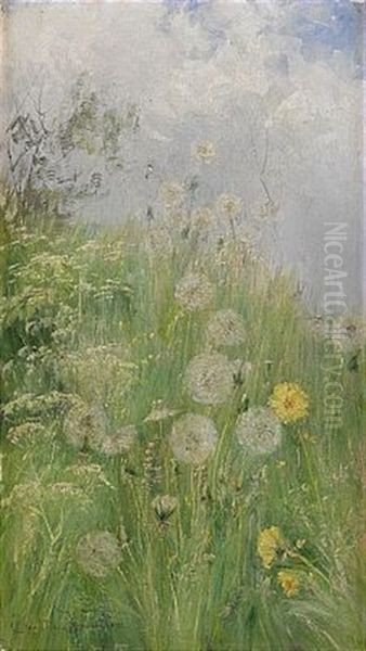 Sommarang Oil Painting by Charlotte Constance Wahlstroem