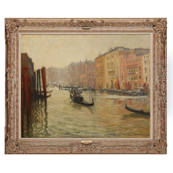 The Grand Canal Venice Oil Painting by Pierre Waidmann