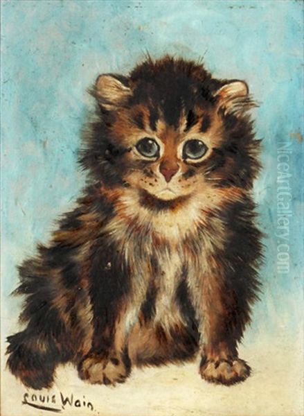 What A Wonderful World This Is! Oil Painting by Louis Wain