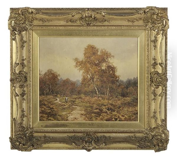 Autumn Gold Oil Painting by Edward Wilkins Waite