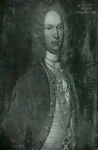 Portrait Of Alexander Brodie Of Brodie Oil Painting by Richard Waitt